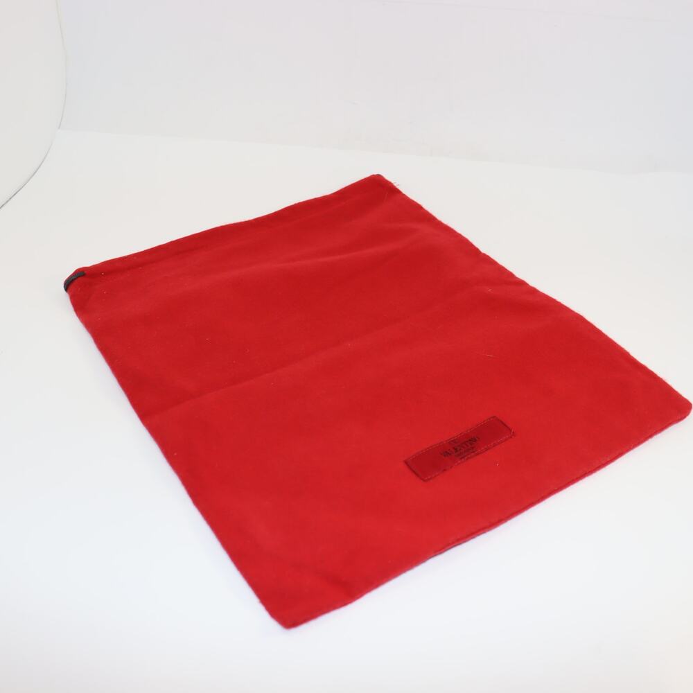 Valentino Red Velvet Dust‎ Bag 14x12 Designer Storage Pouch